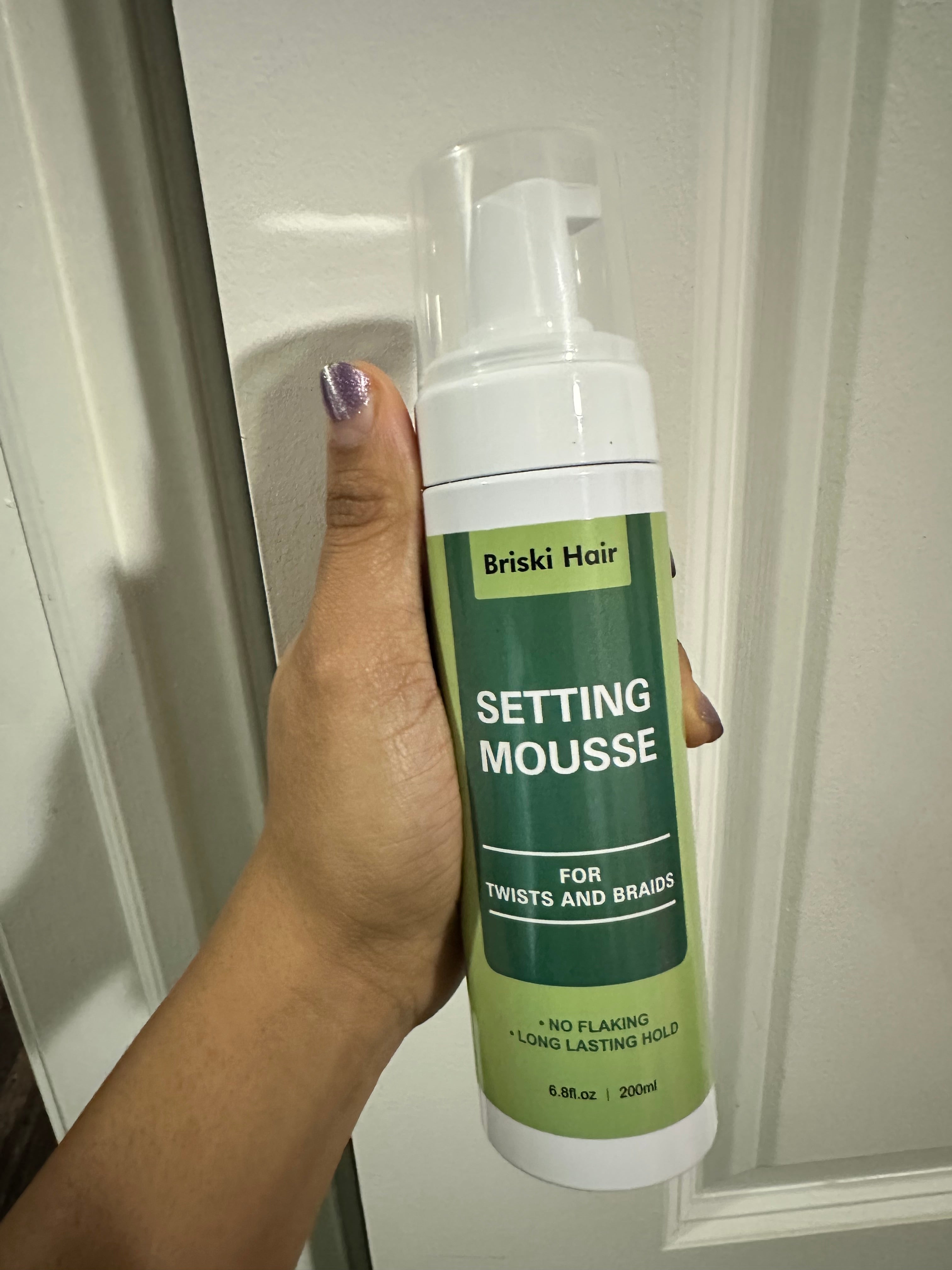 Briski Hair Setting Mousse 6.8 oz (200 ml)